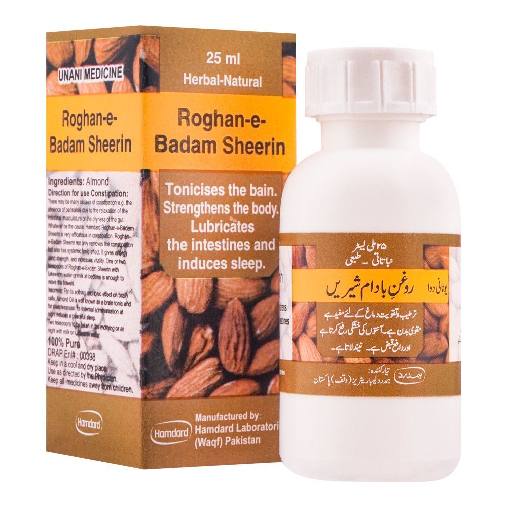 Roghan-e Badam Sheerin  25ml | Hamdard