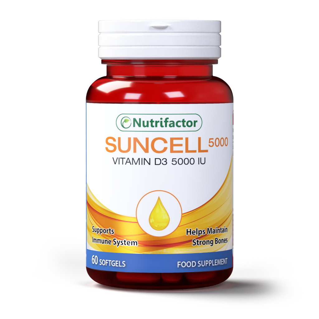 Suncell 5000IU Softgels 60s
