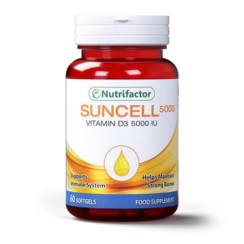 Suncell 5000IU Softgels 60s