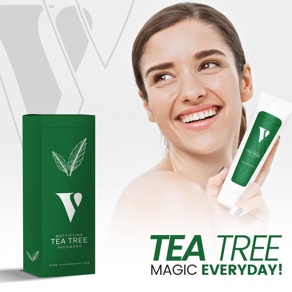 VCARE Natural Tea Tree Face Wash