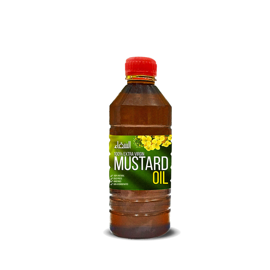 Alshifa Mustard Pure Zard Oil Extra Virgin Cold Pressed | Alshifa.com.pk