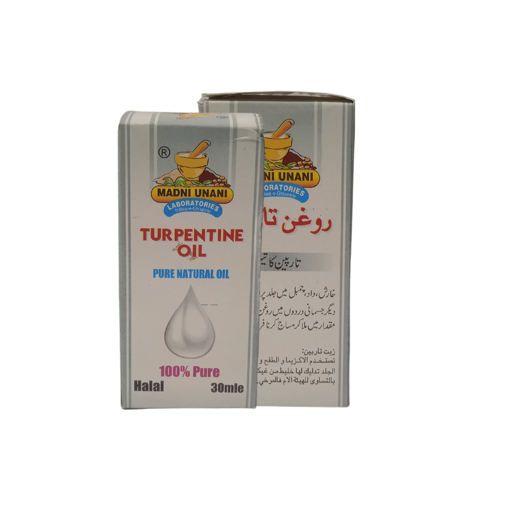 Alshifa Madni Roghan Tarpaen (Turpentine) 30 ML | Alshifa.com.pk